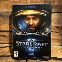 Starcraft 2 Wings of Liberty Windows XP Vista Macintosh Video Game In Small Box - $7.69