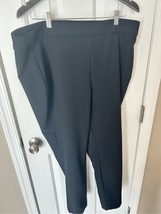 Express black skinny dress pants with a side zipper size extra large XL ... - $34.65