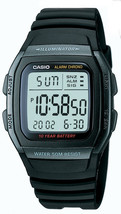 Casio Men&#39;s Quartz Watch W96H-1BV Resin Strap Waterproof - $71.99