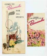 Bermuda For All Sports and Flowers Are More Brilliant Brochures - $17.82