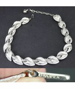 Vintage Kramer of New York  Brushed Silver Tone Choker Necklace ESTATE S... - $49.99