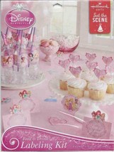 Disney VIP Princess Labeling Kit Birthday Party Supplies For 8 Guests New - $5.95