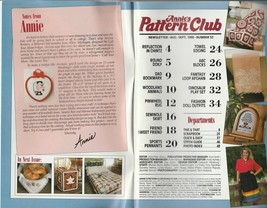 Annie&#39;s Pattern Club No 52 Aug-Sep 1988 with pullout patterns - $2.23