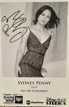 All My Children Authentic Autographed Sydney Penny Julia - $57.09