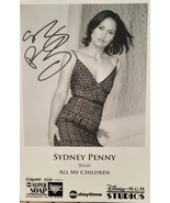 All My Children Authentic Autographed Sydney Penny Julia - $1,078.78 MXN