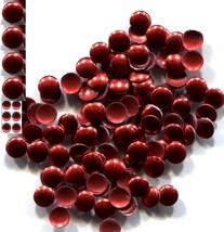 ROUND Smooth Nailheads   3mm  Hot Fix  RED    2 Gross  288 Pieces - £4.53 GBP