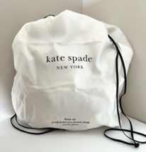 New Kate Spade X-Large Drawstring Dust bag size 27&quot; x 19.5&quot;  Free shipping - £21.25 GBP