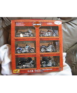 Harley Davidson Collection 1. 6 pieces set. 1999. 1:18. Maisto. Unopened. - $131.80 CAD