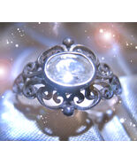 HAUNTED RING QUEEN OF DIAMONDS REGAL WEALTH ATTRACTION SECRET OOAK MAGICK - $393.77