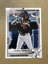 2021 Bowman Prospect 1st Bowman BP-40 Yolbert Sanchez White Sox - £1.25 GBP