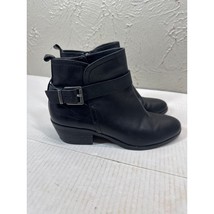 Vince Camuto Women’s Peamer Ankle Boots Black Leather Buckle Straps Size... - $652.13 MXN