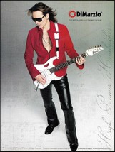 Steve Vai 2009 DiMarzio Humbucker pickups on Floral Ibanez JEM ad print - $4.01