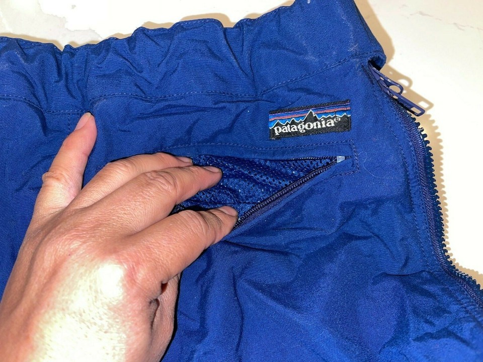 PATAGONIA SKI SNOWBOARDING COLD WEATHER GORE-TEX INSULATED PANTS XS SIDE ZIPPER Item image 9