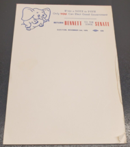 Return Bennett to the State Senate Pad- Election 1970-Albert Bennett-Rep... - $20.14