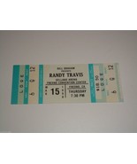 RANDY TRAVIS 1990 UNUSED CONCERT SHOW TOUR TICKET SELLAND ARENA FRESNO O... - £7.55 GBP