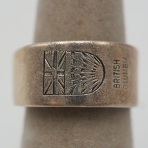 Vintage Silversmiths British Columbia Spoon Handle Sterling Silver Ring ... - £58.87 GBP