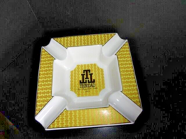 Bidasoa Ceramic Cigar Ashtray Measures 9.25" x 9.25" x 2.25". in box image 8