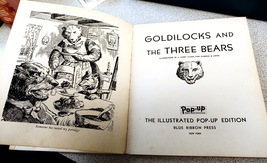 Goldilocks and the Three Bears Pop-Up Book First Edition 1934 OBO image 3