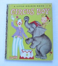 CIRCUS BOY ~ Little Golden Books ~ First &#39;A&#39; Edition ~ Joan Walsh Anglund - £12.25 GBP