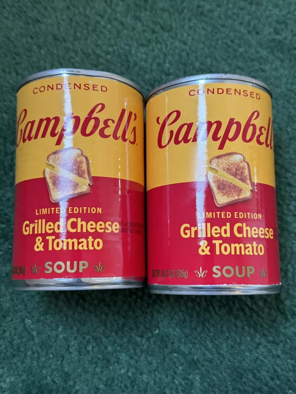 Campbells Grilled Cheese & Tomato Soup Limited Edition     ( Lot of 2 ) - £13.91 GBP