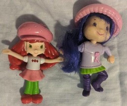 2 McDonald&#39;s Happy Meal Toys Strawberry Shortcake &amp; Tea Blossom Figures Collect - £7.79 GBP