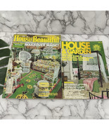 House Beautiful Garden Vintage Magazine 70s Interior Design Mid Century ... - $21.77