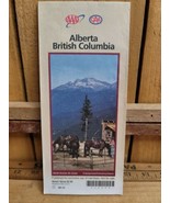  1999 AAA  CAA Alberta British Columbia Vintage Street Map  - $16.76 CAD