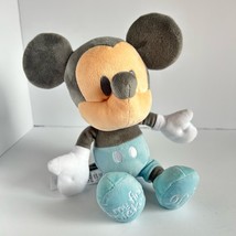 Baby Mickey Plush My First Mickey 2021 10&quot; Light Blue Gray Disney Plush - $24.75