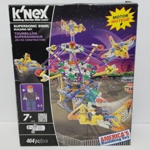 K&#39;nex Supersonic Swirl Building Set 464 Motorized Sealed Pieces New Open... - £17.25 GBP