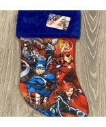 Avengers Snowflake Christmas Holiday Stocking Marvel Comics 16&quot; NEW WITH... - £9.95 GBP