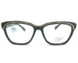 Diane von Furstenberg Eyeglasses Frames DVF5082 001 Black Gold Cat Eye 5... - $46.38