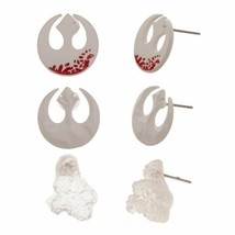 Star Wars The Last Jedi 3 Pack Earrings Set - £11.48 GBP
