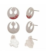 Star Wars The Last Jedi 3 Pack Earrings Set - $14.37