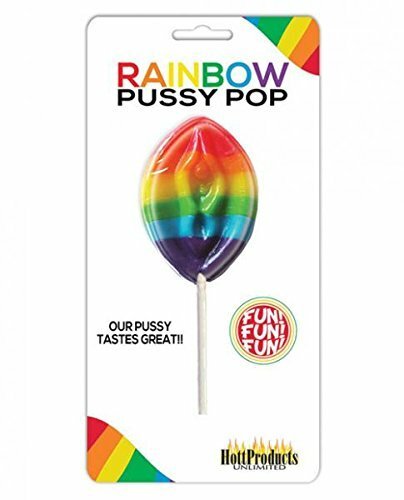 Rainbow Pussy Pops Candy Fruity Flavor - $11.87