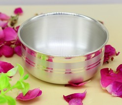 8cm wide 999 pure sterling silver handmade solid silver bowl antibacterial sv50 - £140.85 GBP