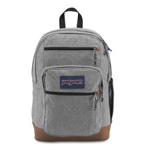 JanSport Backpack, with 15-inch Laptop Sleeve, Grey Letterman - Large Computer B - £74.25 GBP