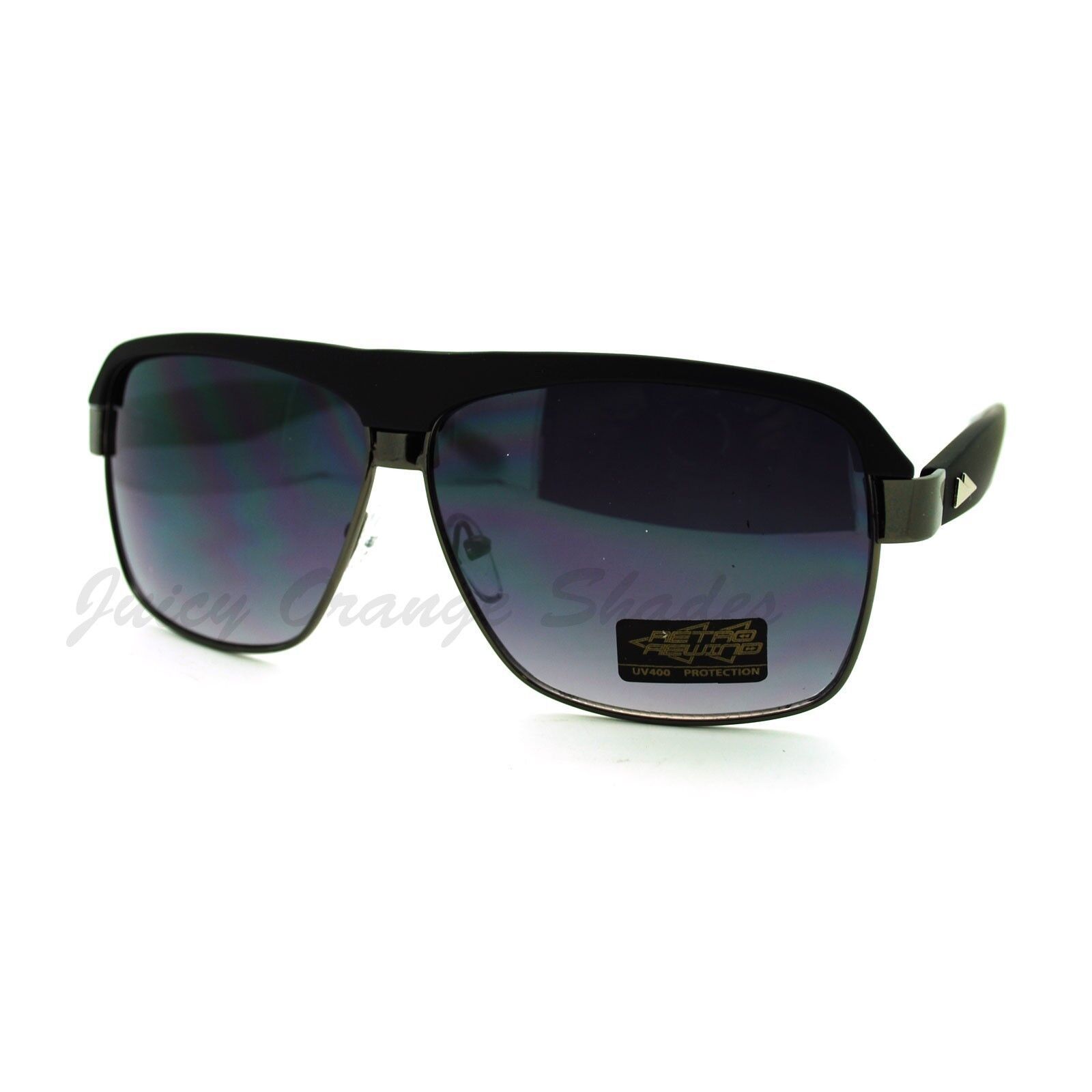 Carré Plat Haut Lunettes de Soleil Rétro Élégant Mode Cadre UV 400 - $8.32