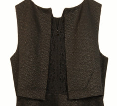 ANN TAYLOR LOFT $98 Black Shift Sleeveless Dress Size 10 - £18.34 GBP