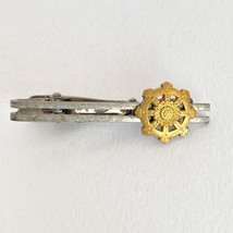 Vintage Japanese Tie Clip 22+K Yellow Gold Overlay on SILVER Found Honolulu 1988 - £199.79 GBP