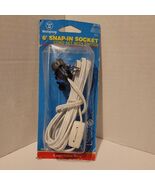 6" Snap-In Socket Cord Set with Switch Candelabra Base Westinghouse Ligh... - $4.95