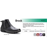 New Men's Propet BROCK black leather casual with twin zipper - $130.00