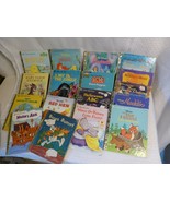 17 pc lot ~ vintage Little Golden Books 1949-1990s Disney, Noah&#39;s Ark, S... - £15.22 GBP