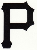 REFLECTIVE Pittsburgh Pirates 2 inch black fire helmet decal sticker RTIC - $3.46