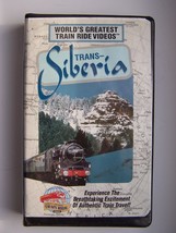 World&#39;s Greatest Train Ride Videos Trans Siberia VHS Video Tape - $7.36