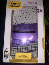 OtterBox Symmetry Series Slim Case Protective For iPhone Xs Max ONLY Hand Doodle - $12.99