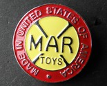 MAR TOYS MARX MODEL RAILROAD COMPANY MADE IN AMERICA LAPEL PIN BADGE 3/4... - £4.50 GBP