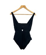 Aerie Swimsuit Womens Small Black One Piece Full Coverage Layered Beach ... - $33.83 CAD
