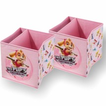 Nickelodeon Paw Patrol - Pink Collapsible Storage Bins 2 Pack - Skye  NEW - £7.19 GBP