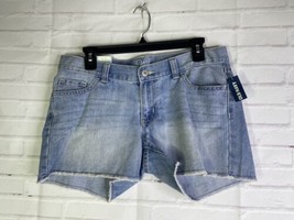 Old Navy The Diva Cut Off Jean Shorts Distressed Blue Womens Size 8 NEW - £10.85 GBP