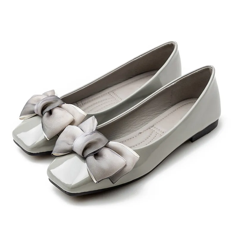 CEYANEAO2024 Spring New Fashion  Women Soft Flat  Knot Ballet Flats Large Size L - £52.28 GBP